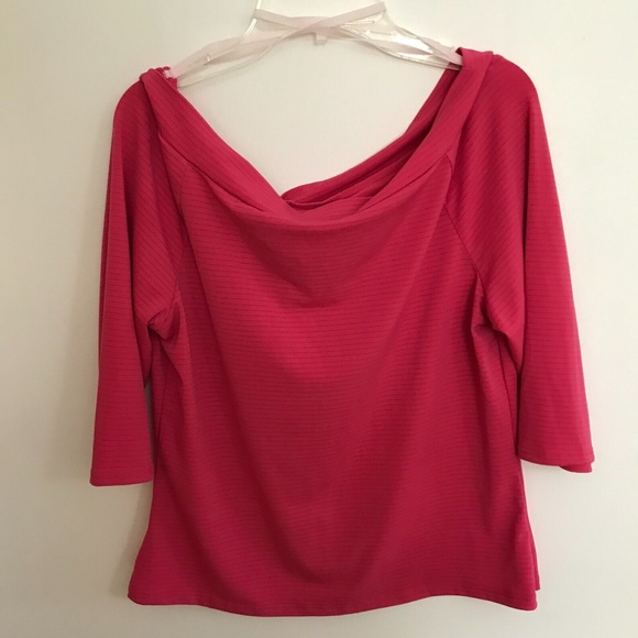 No Boundaries Women's Knot Top Party Pink Junior's X-Large (15) Stretch NWT - Picture 11 of 12